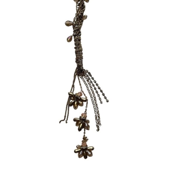 Simply Vera Vera Wang Multistrand Necklace and Earrings Rhinestones and Beads - Picture 8 of 13